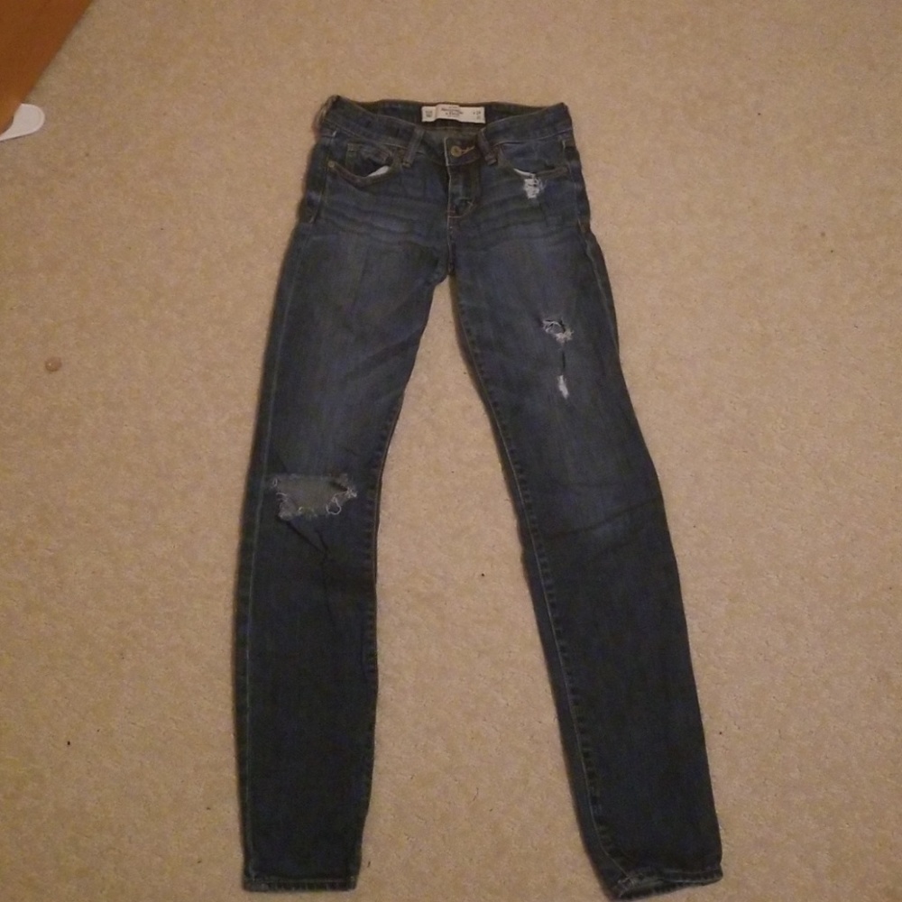 Abercrombie distressed jeans